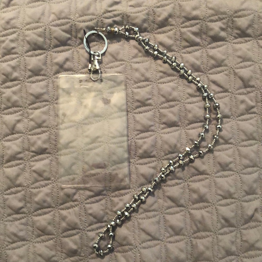 Beaded ID holder